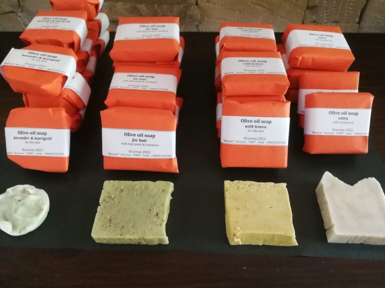 eigen olijfolie zeep
